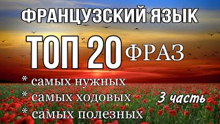 ТОП 20 УНИВЕРСАЛЬНЫХ ФРАНЦУЗСКИХ ФРАЗ  ЧАСТЬ 3  французский по полочкам [upl. by Teddy131]