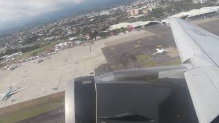 Volaris Airbus A319 Takeoff  SJO Aug 21 [upl. by Nimajneb]