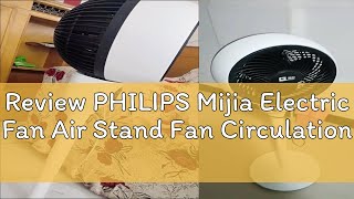 Review PHILIPS Mijia Electric Fan Air Stand Fan Circulation Fan Adjustable Floor Fan 3 Speeds Stron [upl. by Ttej]