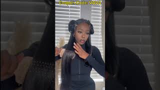 Straight U Part Wig Install Middle Leave Out  Natural Blending Tutorial ElfinHair [upl. by Grous]