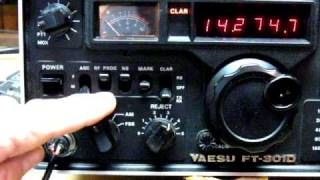 Yaesu FT 301D4001avi [upl. by Ardnatal92]