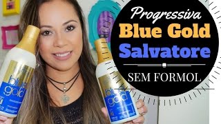 PROGRESSIVA SALVATORE BLUE GOLD Passo a Passo  1ª Lavagem [upl. by Jeffers]