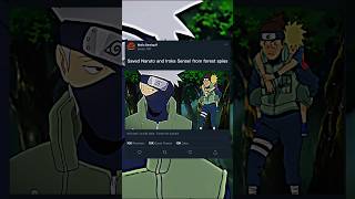 Saved Naruto and Iroka Sensei from forest spies😈 anime naruto narutoshippuden kakashi shorts [upl. by Harak]