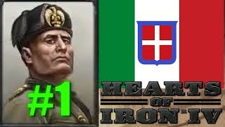 Hearts of Iron IV  Italian Campaign 1 [upl. by Hillhouse]