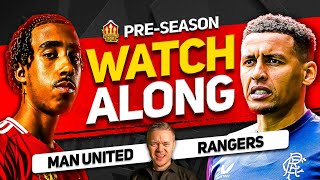 MANCHESTER UNITED vs RANGERS Live With MARK GOLDBRIDGE [upl. by Bertina]