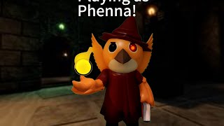 Playing as Phenna on roblox piggy [upl. by Barmen]