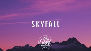 Adele  Skyfall Lyrics [upl. by Burrow]