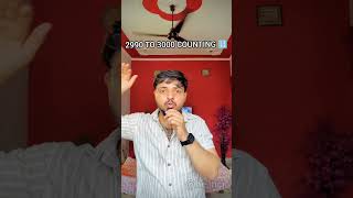 2990 TO 3000 COUNTING 🥇🔥 CountingNinja Hemant  Hemant Shorts shorts learning maths viral [upl. by Sandeep]