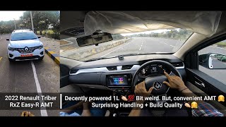 2022 Renault Triber RXZ EasyR AMT P  Tamil Review  E2  Driving Experience  Explained [upl. by Armalla]