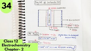 Batteries Dry cell Leclanche cell Primary batteryElectrochemistry Class12 neet jee class12 [upl. by Layney]