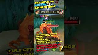 GUINEVERE LEGEND SKIN SCRIPT  GUINEVERE PSION OF TOMORROW  FULL EFFECTS NO PASSWORD  Yeezus [upl. by Norri]