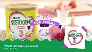 Paletas de mora con NESTOGENO® 3 KIDS [upl. by Jurdi48]