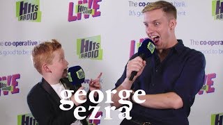 George Ezra amp Braydon Bent on Paradise amp Shotgun Hits Radio Live [upl. by Ellinehc]