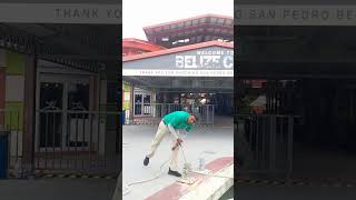 Arriving at Belize City from Caye Caulker travel shorts cayecaulker belize travelvlog [upl. by Enellek]