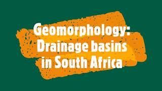 Geomorphology Drainage basins in South Africa [upl. by Etennaej]