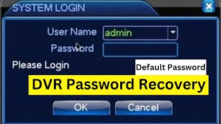 H264 DVR Password Recovery by Default Password h264 dvr password reset 20 by technical th1nker [upl. by Ardnasxela992]