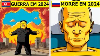 PREVISÕES dos SIMPSONS para 2024 são ATERRORIZANTES [upl. by Alema]