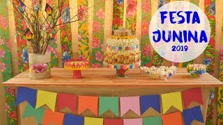 Decoração de Festa Junina 4 Faça você mesma DIY [upl. by Laufer536]