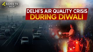 Delhis Air Quality Crisis During Diwali  4SiDESTVEnglish [upl. by Admana]