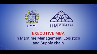 Industry Experts on Executive MBA in Maritime management Logistics and Supply Chain [upl. by Nennerb]