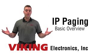 SIP Paging System Basic Tutorial by Viking Electronics [upl. by Roleat]