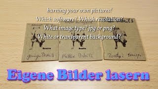 Own Pictures Eigene Bilder Laser Engraver Neje DK8KZ  Problems Software resolution JPG or PNG [upl. by Earehs]