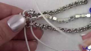 Rolo Cup Chain Bracelet tutorial [upl. by Fesuoy]