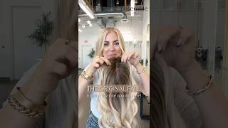 FULL COVERAGE HAIR TOPPER  WIGLIKE TRANSFORMATION hairtoppersforwomen hairlossawareness [upl. by Rehm]