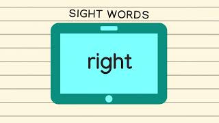 2nd grade sight words  Dolch Words Video [upl. by Annirac790]