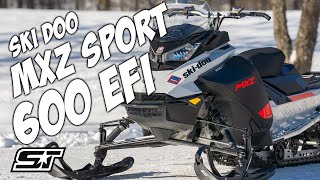 2021 Ski Doo MXZ 600 Sport FULL Snowmobile Review [upl. by Ahsead648]