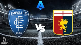 EMPOLI x GENOA  Serie A Tim  03022024 [upl. by Yenohtna985]