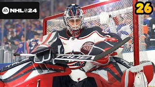 NHL 24 Goalie Be a Pro 26  quotRound One vs Presidents Trophy winnersquot [upl. by Edouard52]