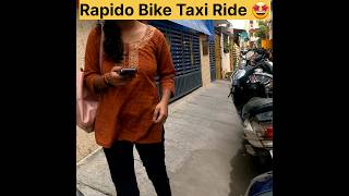 Rapido Bike Taxi 😻Ride Bangalore  Rapido Bike Taxi Salary BEINGSEALLAN shortvideo trending [upl. by Skylar836]