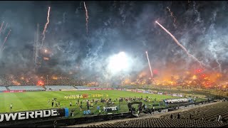 Recibimiento hinchada de Peñarol vs botafogo [upl. by Gnouh]