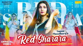 Red Sharara Official Video  Sapna Choudhary  Harjeet Deewana  Latest Haryanvi Dj Song 2024 [upl. by Nenerb112]