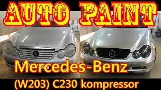 Auto Paint MercedesBenz w203 C230 Kompressor [upl. by Effie]