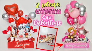 2 IDEAS ECONOMICAS PARA REGALAR O VENDER EN SAN VALENTIN ARREGLO CON GLOBOS amp CHOCOLATES [upl. by Montagu]