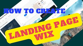 HOW TO CREATE LANDING PAGE IN 10 MINS WITH WIX  Tao landing page voi Wix [upl. by Ynatsyd395]