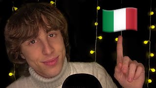 ILL TEACH YOU ITALIAN😴 👨🏻‍🏫 RELAXING ITALIAN LESSON  ASMR ENGLISH [upl. by Ellirehs]