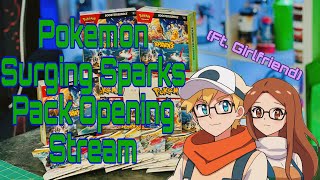 Im opening Pokemon Surging Sparks packs ft new GF [upl. by Aiclid]