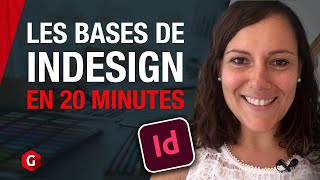 Comment utiliser Adobe Indesign pour débutant  Cours gratuit [upl. by Anayik289]