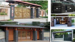 Stylish main gate shade designsgate roof design ideasinterior design decore puzzle [upl. by Niloc]