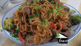 Low Carb Kohlrabi Beef Lo Mein [upl. by Hose]