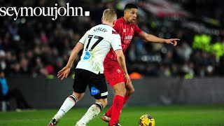 Match Highlights Derby County 21 Cheltenham Town  Presented by Seymour John [upl. by Ecyob]