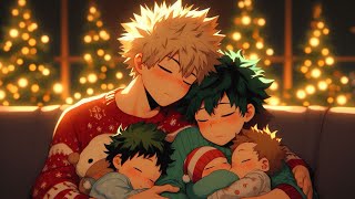 Christmas with bkdk fam 💚🧡 bakudeku mha myheroacademia [upl. by Airtemed]