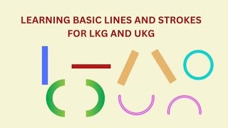 Introduction to lines standing linesleeping line   slanting line for kids kidstvindia [upl. by Wehttan451]