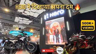 Hero तो सच में Hero निकला  Next level bikes 🔥l Hero MotoCorp Pavilion in Bharat Mobility Expo 🇮🇳 [upl. by Dyann]