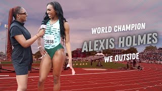 Alexis Holmes ran an IMPRESSIVE FIRST 800M Race 206  Experience on Big Stages [upl. by Guilbert]