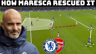 A Tactical Chess Match Between Maresca And Arteta  Tactical Analysis  Chelsea 11 Arsenal [upl. by Aniroc]