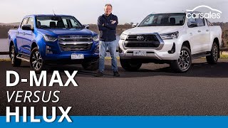 2023 Toyota HiLux v Isuzu DMAX Comparison  Two of the most popular dualcab 4x4 utes squareoff [upl. by Yssirhc970]